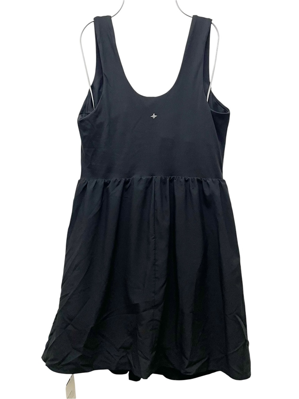 NWT Halara Breezeful Square Neck Active Dress M Black Built In Shorts Pockets - Picture 3 of 15